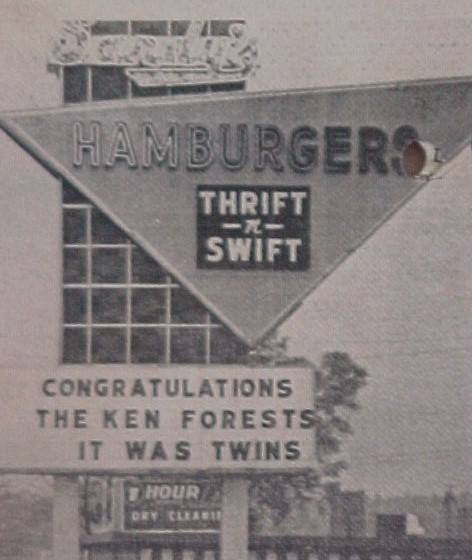 Sandys Thrift and Swift - Old Newspaper Photo (newer photo)